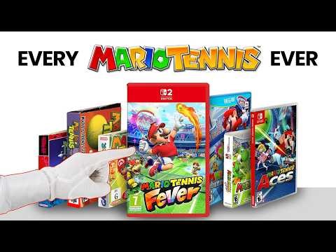 Unboxing Every Mario Tennis Game Ever (1995 2026)
