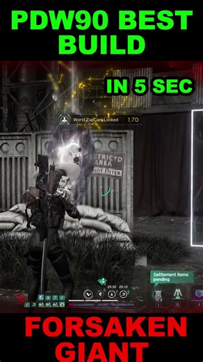 PDW90 DEFEAT FORSAKEN GIANT IN 5 SEC BEST BUILD GUIDE ONCE HUMAN #oncehuman #oncehumangame