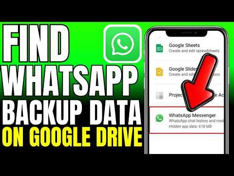 How To Find WhatsApp Backup Data On Google Drive (2026)