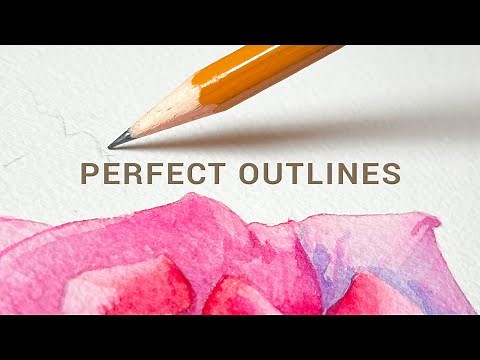 How to Draw Watercolor Outlines ✏️ Tips & Tricks for Beginners