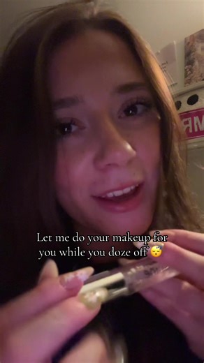 Do you like it 🥺#asmr #asmrtiktoks #asmrsounds #asmrvideos #asmrrelax | doing your makeup asmr