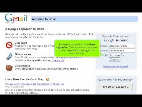 How to log in to Gmail with your Google Account