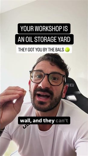 That oil rack on your wall? You are their holding yard.