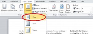 Undo columns in a Word document | Microsoft 365 Blog
