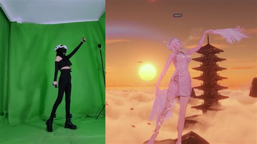 VRchat全身动捕跳舞，q3加三颗tracker