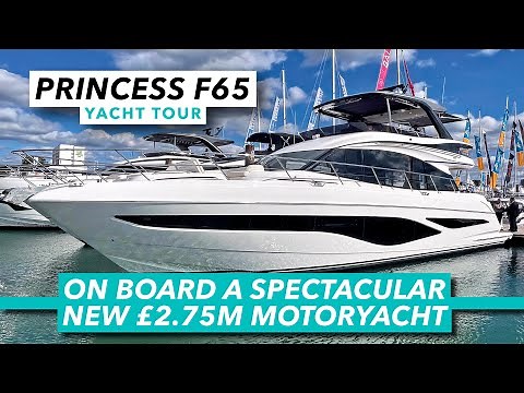 On board a spectacular new £2.75m motoryacht | Princess F65 full tour | Motor Boat & Yachting