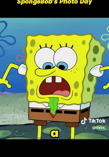 What happens when SpongeBob meets Photo Day #cartoon #spongebob