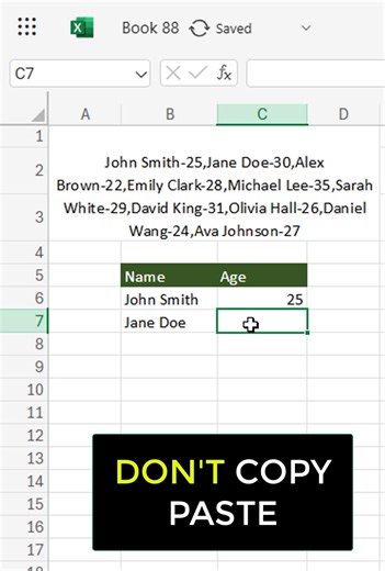 Excel Amazing Trick to split multi delimers text in seconds 💪 #excektricks #exceltips | Mukul Jain
