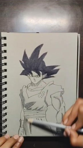 🔥 Goku Pencil Sketch | Dragon Ball Anime Drawing | Art by Anshu 🔥