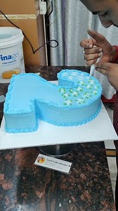 1.5M views · 9.2K reactions | Beautiful Two Number Cake Decoration #cake #shorts #2numbercake #shortscake #viral #2numbercake | Sunil Cake Shorts | Facebook
