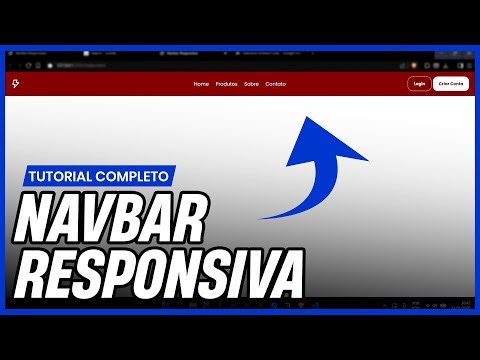 How to Create a Responsive NavBar from Scratch (HTML, CSS, and JavaScript)
