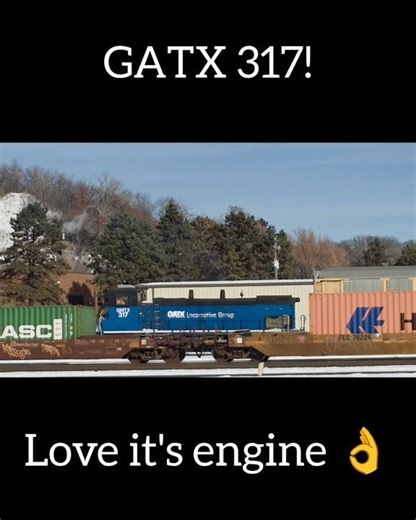 GATX 317 #railfanning #train #railfan #locomotive #diesel