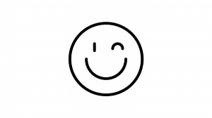 Download Simple emoji outline icon animation. transparent background for free