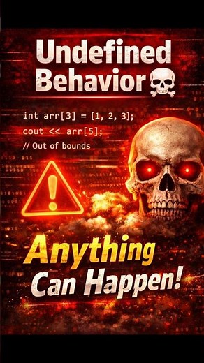 Undefined Behavior in C++ 💀 | The Scariest Thing in Programming