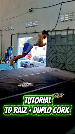Tutorial TD Raiz + Duplo Cork 🤸🏻‍♂️🔥 #tutorial #touchdown #raiz #dub #cork #tricks