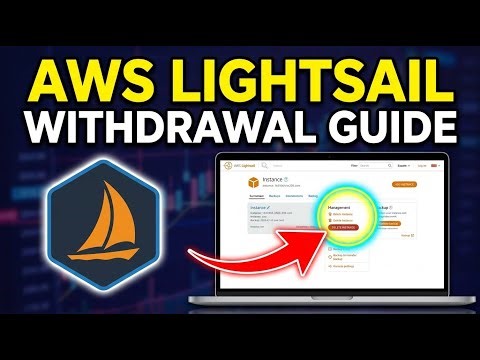 How to withdraw from AWS Lightsail instances with backups - Full Guide