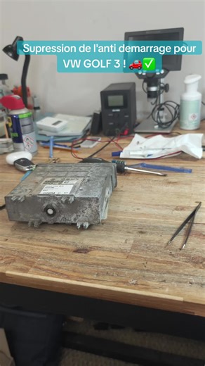 Suppression de l'anti-démarrage sur VW Golf III
