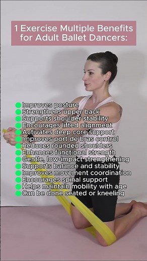 Ballet Posture Exercises for Adult & Senior Dancers
