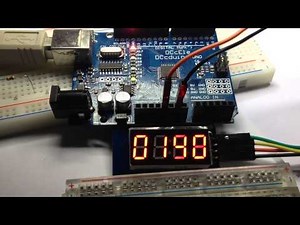 reloj digital con arduino y display 4 digitos