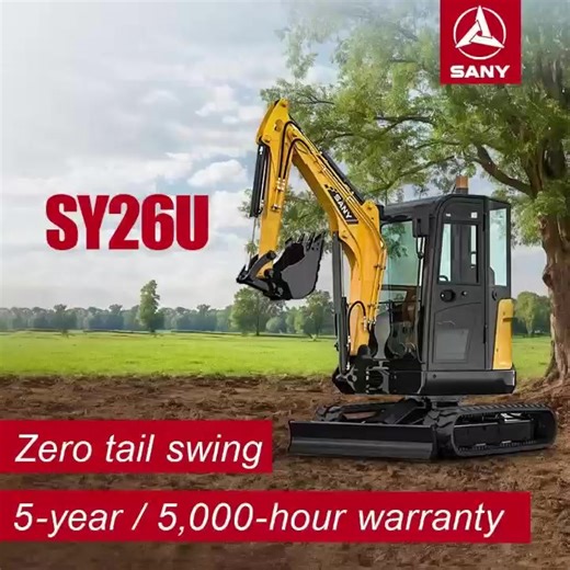 79 reactions · 4 comments | Mini but mighty! SANY SY26U excavator deliver on power. ✔ Built-to-last reliability ✔ Comfortable operator’s space ✔ Easy maintenance 5year/5,000-hr warranty and service that's local to keep you up and running. | SANY Group | Facebook