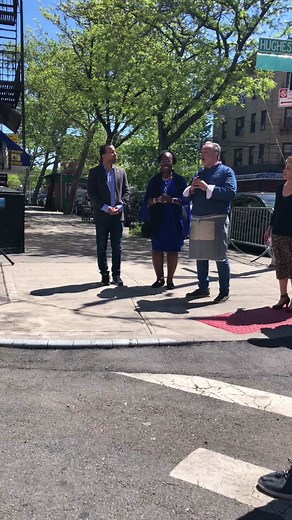 It was an honor to have a street co-naming ceremony celebrating the life of Michele “Mike” Greco, the legendary owner of the famous Mike’s Deli located in the Arthur Avenue Retail Market. The street sign will be a symbol of recognition for Mike’s spirit, passion for our community, and strong work ethic. #arthuravenue #bronxlittleitaly #arthurave #littleitaly #thebronx