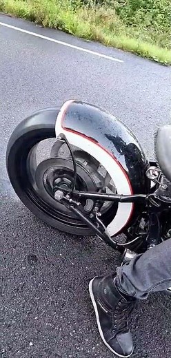 Harley Davidson FXST 2000 Burnout Norway TROUBLESON