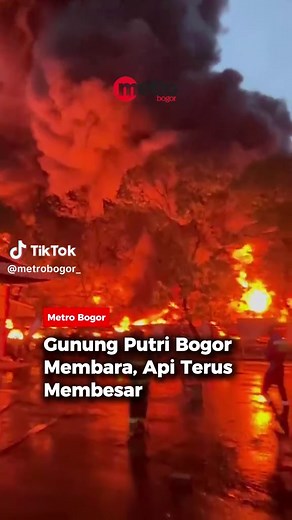Kebakaran Pabrik PT CDP Bogor Membara, Damkar Berjibaku