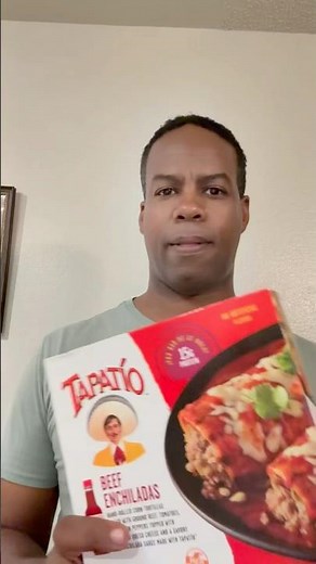 Reviewing Tapatio Frozen Beef Enchilada #foodreview #frozenfood #foodcritic #enchiladas