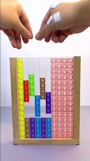 Perfect Colorful 3D Tetris #shorts #asmr #asmrsounds #oddlysatisfying #satisfying