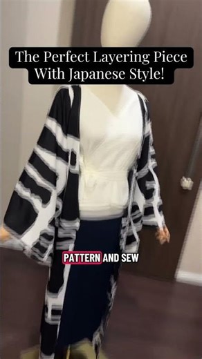 👘 Kimono Jacket 👘 Easiest Coat You Will Ever Make! Super Quick Sewing Project! #sewingpatterns