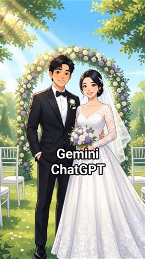 결혼 Marry You Collaboration AI Image created by Gemini ChatGPT