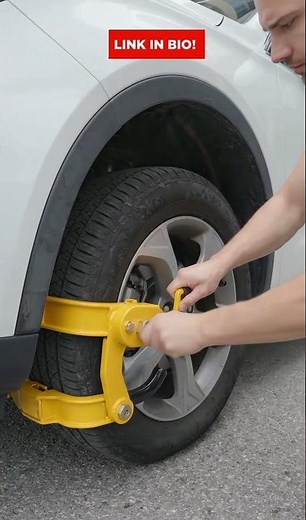 Heavy Duty Wheel Lock Clamp 🔥 Anti-Theft Tire Boot for Cars, RVs & Trailers (2 Pack) #usa