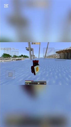 An Upgraded Snow Bucket Clutch 🔥 #minecraft #mlgclutch #mcpe