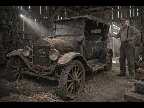 100 Years in a Barn – ASMR Full Restoration of a 1923 Ford Model T