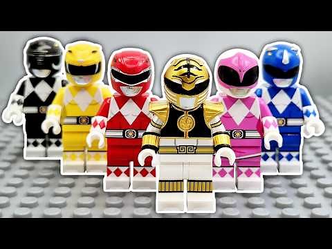 I Unboxed these custom LEGO Power Rangers Minifigures…
