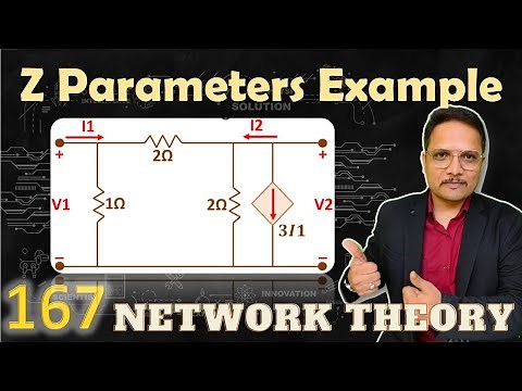 1 - Example of Z Parameters: Input & Output Impedance, Forward & Reverse Transfer Impedance