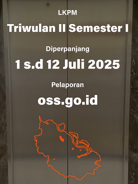 Pelaporan LKPM Triwulan II Diperpanjang Hingga Besok
