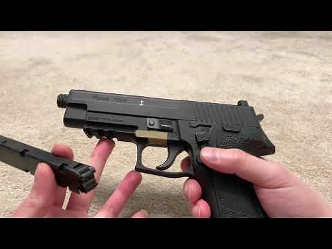 SIG Sauer P226 CO2 pistol unboxing, demo and warning (4K Dolby Vision)
