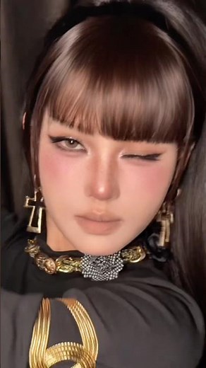 Lisa black pink make up tutorial