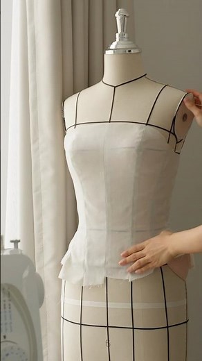 The Basics of Draping #draping #pattern #patternmaking