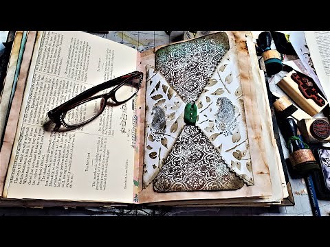 Junk Journal How to Make Butterfly Envelope in Junk Journals Step By Step Tutorial The Paper Outpost