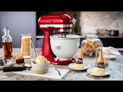 Crème glacée à la vanille suprême avec la sorbetière | Recette | KitchenAid
