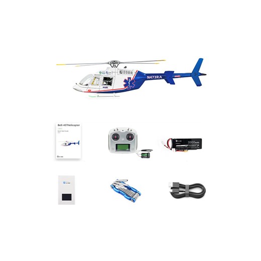 FLYWING BELL-407 470 Class RTF GPS Large RC Helicopter Model with ACE Flight Controller