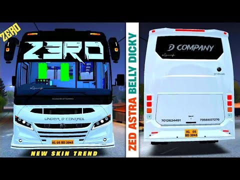 NEW ZED ASTRA BS6 ZERO HOLIDAYS BUS 🔥 || TREND SKIN+MOD LINK 🤑 || #BuSSid #zerobuslivery #zedastra