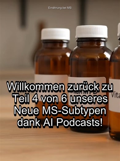 Teil 4/6 - Ein Vitamin D-Mangel ist bei MS-Patienten extrem weit verbreitet, aber hohe Spiegel reduzieren das Risiko und die Krankheitsaktivität! In dieser Folge tauchen wir tief in die Welt der Mikronährstoffe ein und beleuchten, warum Vitamin D im Kontext der Multiplen Sklerose so entscheidend ist. Wir sprechen über seine starke immunmodulatorische Wirkung, die Bildung von regulatorischen T-Zellen und die beeindruckenden Ergebnisse der D-Lay-MS-RCT Studie, die eine Reduktion der Krankheitsakti