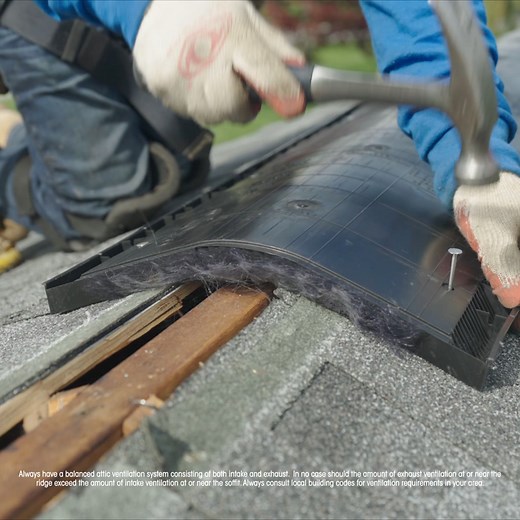 2.9K views · 27 reactions | Vent your Roof Install GAF Cobra® SnowCountry® featuring 3" increment EasyTear® Sizing and SnowGuard Filter | GAF - Roofing | Facebook