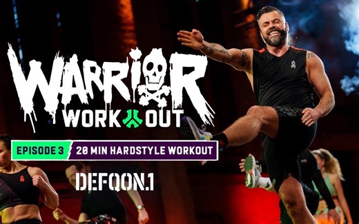 Hardstyle丨20分钟的全身燃脂训练丨Warrior Workout 3丨Defqon.1健身房开课了