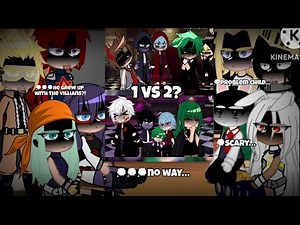 Pro Heroes, LOV, Parents and Class 1-A react to Like Father, Like son 1VS2? || mha/Bnha || Gacha ||
