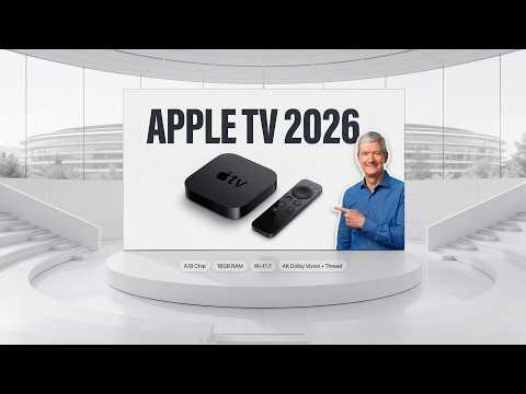 Apple TV 2026 LEAK: The New 8K, AI & Gaming Features Leaks!