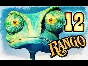 Rango Walkthrough Part 12 -- 100% Items (PS3, X360, Wii) Level 8 - Nowhere & Back Race